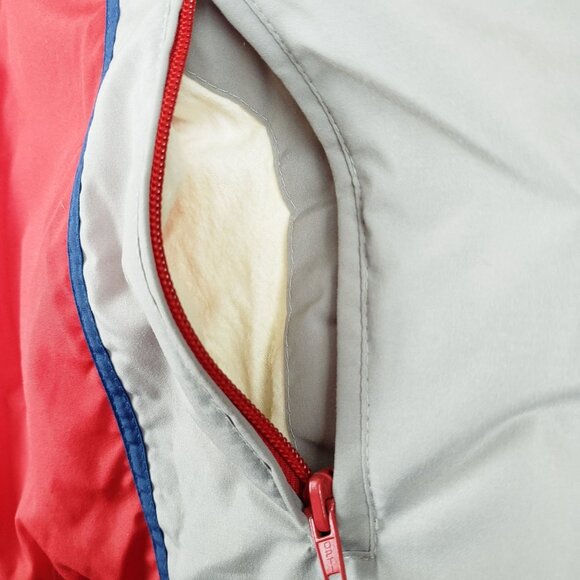 Vtg McGregor Men Large Nylon Insulated Puffer Retro 90"s Hippie Zip Jacket - Picture 6 of 11